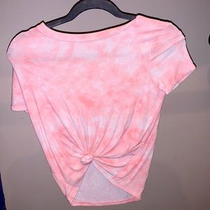 White and Pink tie dye top. Too small for me.